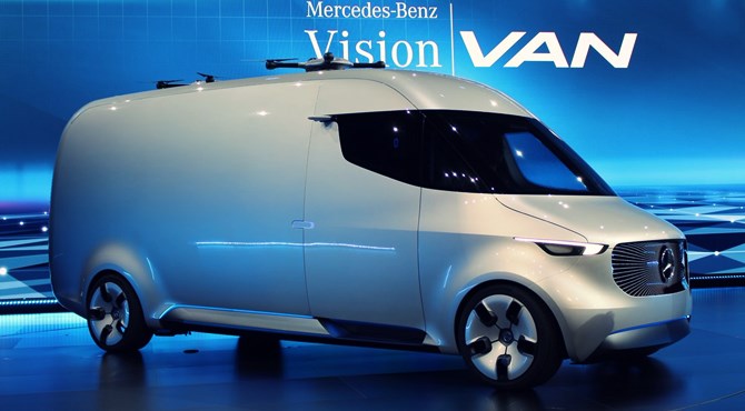 Mercedes-Benz Vision Van električni kombi za dostavu