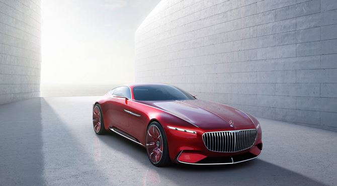 Mercedes-Maybach 6 vision koncept spreda